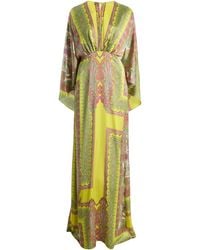 alexis matani printed satin maxi dress ALEXIS Matani Dress - A4250408-0027