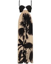 Johanna Ortiz - Fascination Of The East Cutout Silk Maxi Dress - Lyst