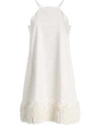 Alexis - Merano Ruffled Crepe Mini Dress - Lyst