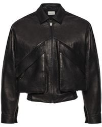 Magda Butrym - Sheep Leather Bomber Jacket - Lyst