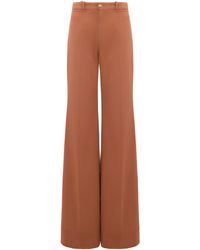 Chloé - Organic Cotton Canvas Wide-Leg Trousers - Lyst