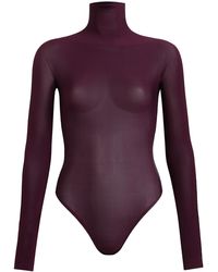 Alaïa - Knit Turtleneck Bodysuit - Lyst