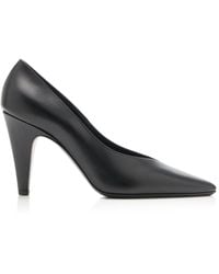 Alaïa - Cone Laminated Leather Pumps - Lyst