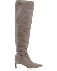 Ulla Johnson - Carolina Suede Knee Boots - Lyst