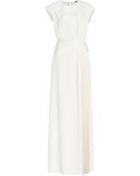 Adam Lippes - Pasha Silk Crepe Maxi Dress - Lyst