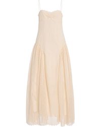 Ulla Johnson - Isotta Crocheted Cotton Midi Dress - Lyst