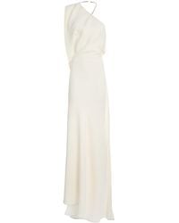 Victoria Beckham - One-Shoulder Chain Detail Dress - Lyst