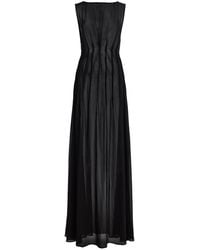 Arcina Ori - Audrey Crepe-Georgette Maxi Dress - Lyst