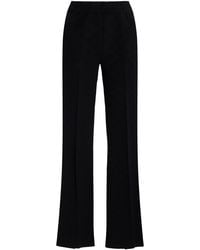 High Sport - Long Kick Flared Stretch-cotton Knit Pants - Lyst