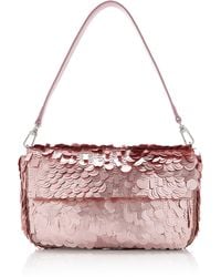 STAUD - Timmy Convertible Sequined Shoulder Bag - Lyst