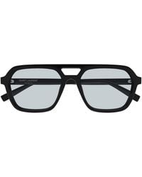 Saint Laurent - Aviator-Frame Acetate Sunglasses - Lyst