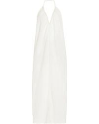 BITE STUDIOS - Textured Organic Cotton-silk Maxi Dress - Lyst