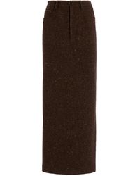 Ralph Lauren - Fontaine Tweed Maxi Skirt - Lyst
