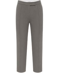 Alex Perry - Cropped Wool-Blend Straight-Leg Pants - Lyst
