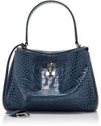 Balenciaga - Rodeo Small Croc-Effect Leather Top Handle Bag - Lyst