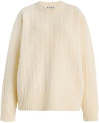 Rohe - Cable-Knit Wool Sweater - Lyst