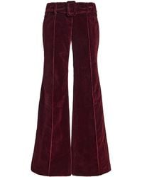 Franchise - Clover Cotton Flared-Leg Pants - Lyst
