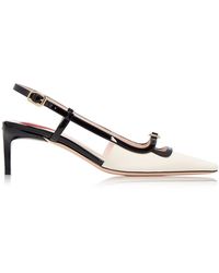 Roger Vivier - Mini-buckle Patent Leather Slingback Pumps - Lyst