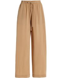 Matteau - Silk Wide-Leg Pants - Lyst