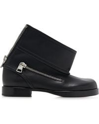 JW Anderson - Leather Biker Boots - Lyst