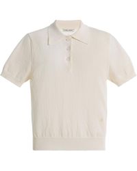 High Sport - Court Cotton Crepe Polo Shirt - Lyst