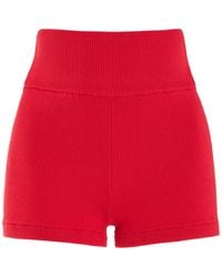 ELCE - Exclusive Sol Ribbed-knit Shorts - Lyst