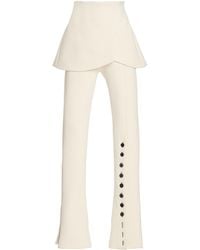 A.W.A.K.E. MODE - Buttoned Basque Skinny Pants - Lyst