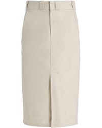 Maison Margiela - Denim Midi Skirt - Lyst