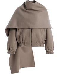 AYA MUSE - Tuli Wool-Blend Scarf Jacket - Lyst