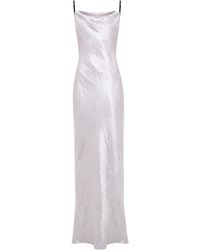 Anna October Exclusive Waterlily Beaded Maxi Dress in White | Lyst