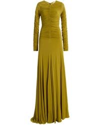 TOVE - Eira Ruched Jersey Maxi Dress - Lyst