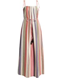 ILIO NEMA - Nisus Striped Cotton Maxi Dress - Lyst