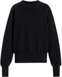 Les Tien - Linda Classic Raglan-sleeve Cotton Sweatshirt - Lyst