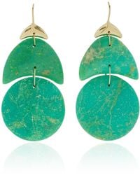Ten Thousand Things - Exclusive 18k Yellow Gold Turquoise Earrings - Lyst