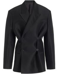 The Row - Cosima Double-Breasted Blazer Jacket - Lyst