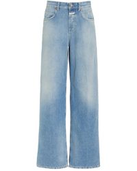 Closed - Nikka Rigid Low-rise Wide-leg Jeans - Lyst