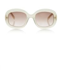 Givenchy - City Oval-Framed Acetate Sunglasses - Lyst