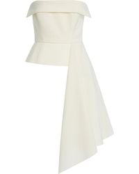 Del Core - Bustier Handkerchief Top - Lyst