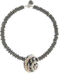 Julietta - Beaded Shell Necklace - Lyst