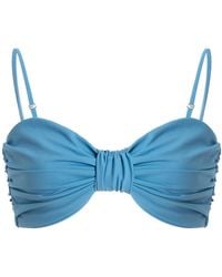 Sea - Carmella Draped Bikini Top - Lyst