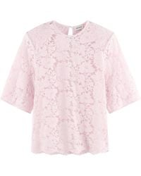 ARAKII - Boxy Velvet Lace Top Exclusive - Lyst