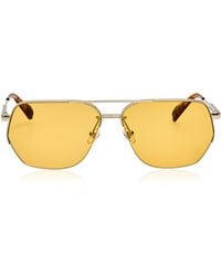 Jacquemus - Aviator-Frame Metal Sunglasses - Lyst
