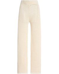 Leset - Lucy Knit Cotton Pants - Lyst