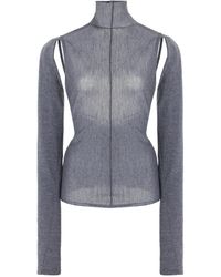 Khaite - Marlowe Cutout Wool Sweater - Lyst