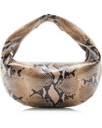 KHAITE - Olivia Medium Python-Embossed Leather Hobo Bag - Lyst