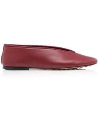 Bottega Veneta - Leather Ballet Flats - Lyst