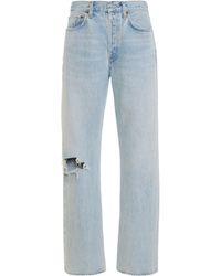Agolde - Kelly Rigid High-Rise Straight-Leg Jeans - Lyst