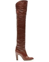 Chloé - Eve Leather Over-the-knee Boots - Lyst
