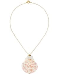 【Jennifer Behr】 Gladiolus pendantネックレス Gladiolus pendant necklace in gold - Jennifer Behr | Mytheresa
