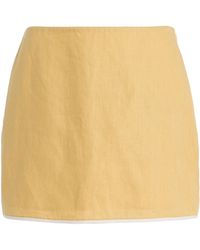 SIR. - Carlotta Linen Mini Skirt - Lyst